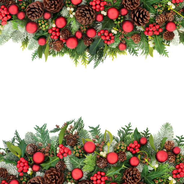 istock Festive Christmas Background Border 1178095184