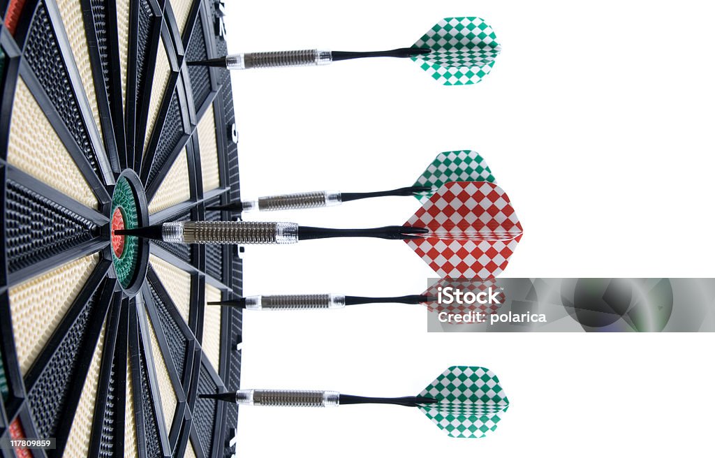 Abnäher-Serie - Lizenzfrei Dartpfeil Stock-Foto