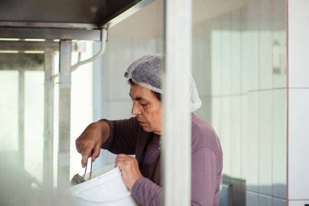 istock Senior woman working at a co-op 1178098751