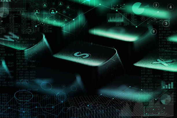 istock Close-up keyboard with contacts and online management concept 1178103404