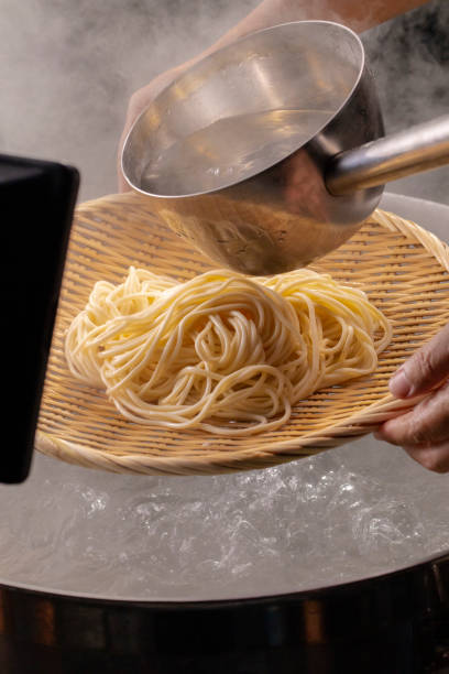 istock Bamboo raft, cauldron, hot, noodle, appetite 1178108784