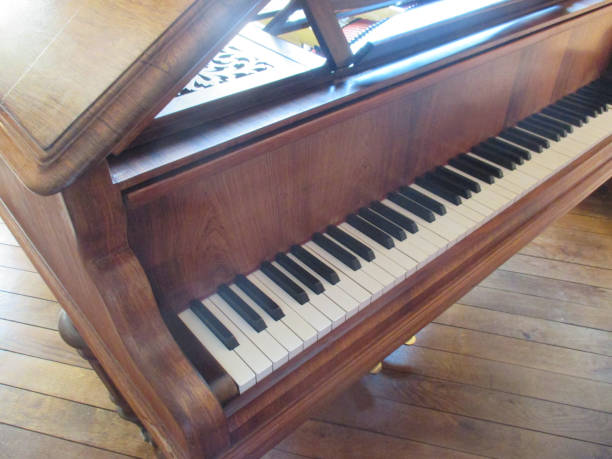 istock Retro style wooden grand piano 1178110397