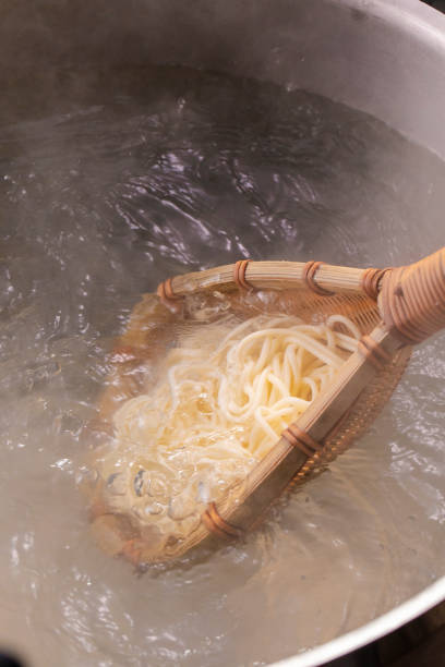 istock Bamboo raft, cauldron, hot, noodle, appetite 1178120473