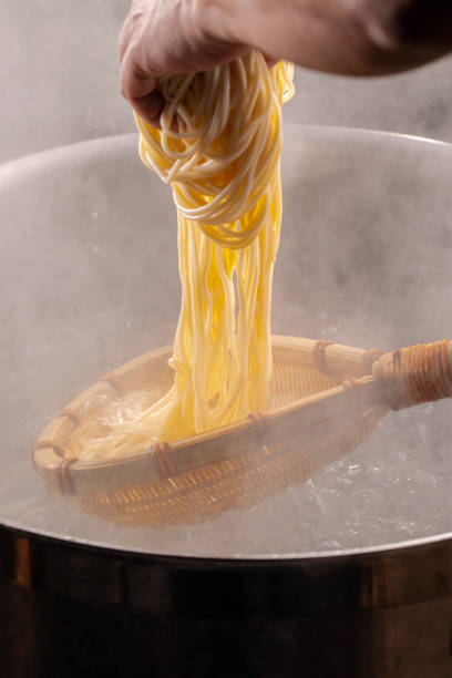 istock Bamboo raft, cauldron, hot, noodle, appetite 1178120997