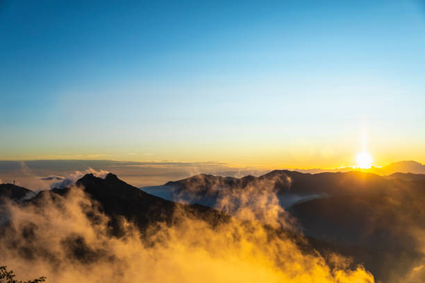 istock Real Sun Over Mountains Horizon 1178122591