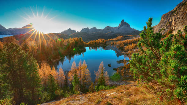 istock View on Federa Lake 1178122834