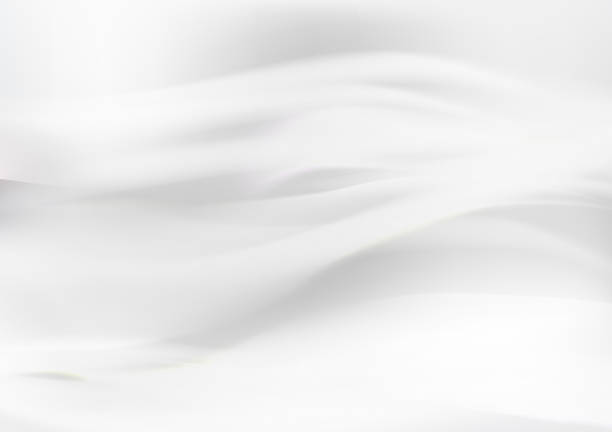 ilustraciones, imágenes clip art, dibujos animados e iconos de stock de fondo abstracto blanco, movimiento de onda, ilustración vectorial de concepto de viento - frame silver pattern swirl