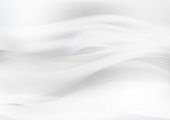 White abstract background, wave motion, wind concept vector illustration