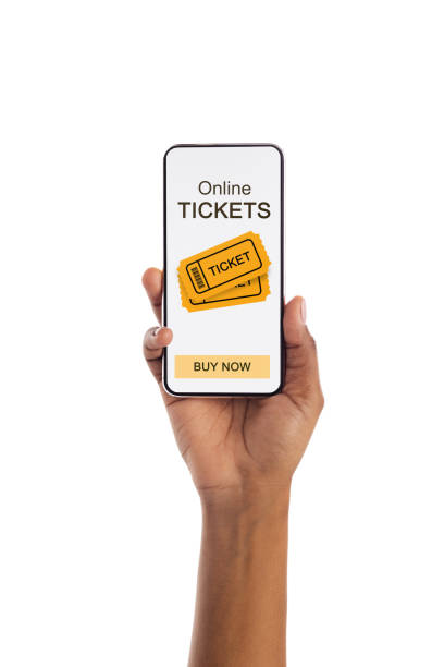 istock Event Tickets App On Smartphone Screen In Black Female Hand 1178129713