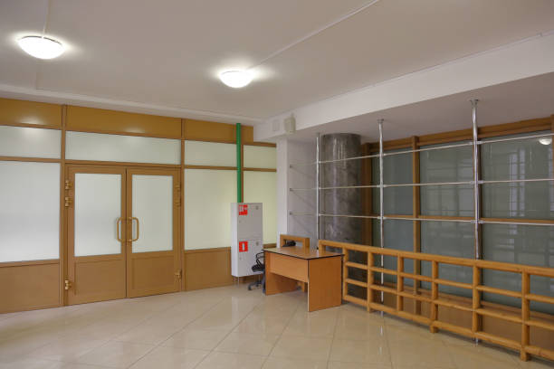 istock Old fashioned office business room design 1178135492