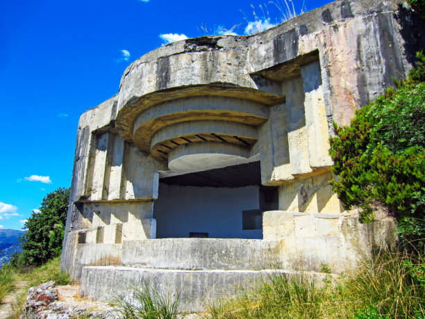 istock Bunker from WW II on Mediterranean Coast of Italy 1178135531