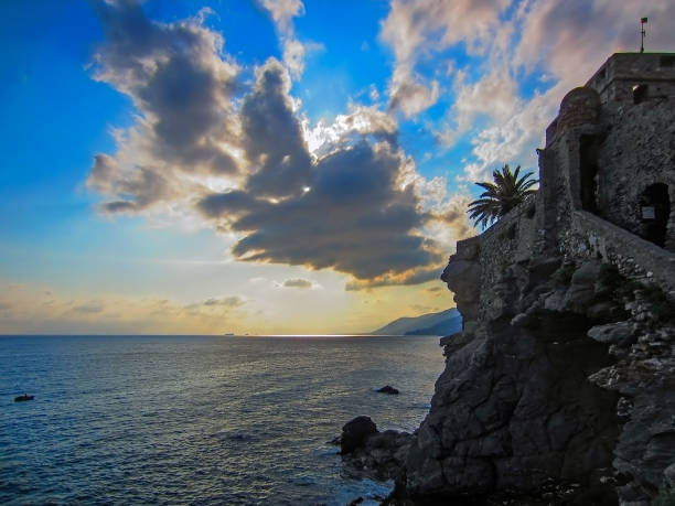 istock Sunset on Italian Coast after storm 1178135552