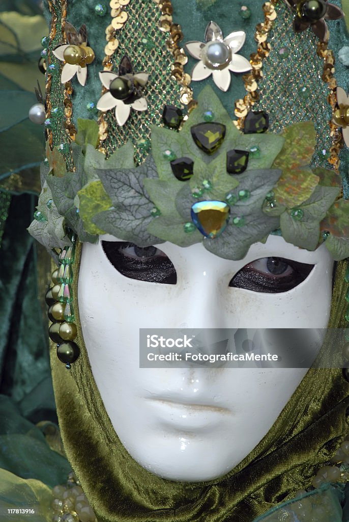 Maschera di carnevale di Venezia - Foto stock royalty-free di Adulto