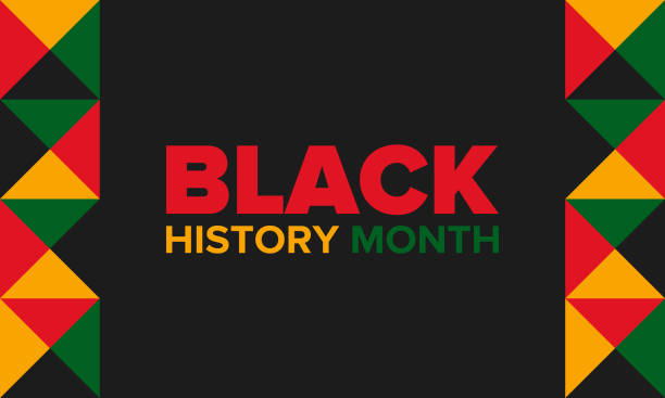 Black History Month. African American History. Celebrated annual. In February in United States and Canada. In October in Great Britain. Poster, card, banner, background. Vector illustration vector art illustration