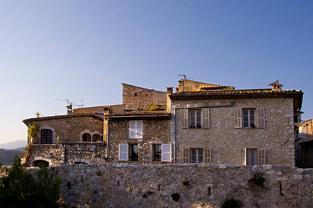 Sainte-Enimie, historic town in Gorges du Tarn in Cevennes national park (Lozere, Occitanie, France)