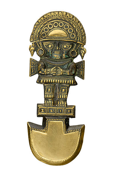 Statue of the Inca Pachacutec on a sunny day