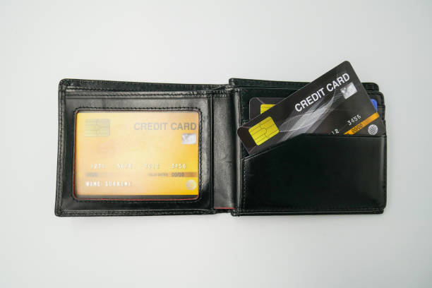 istock mock up credit card in the black wallet 1178153789