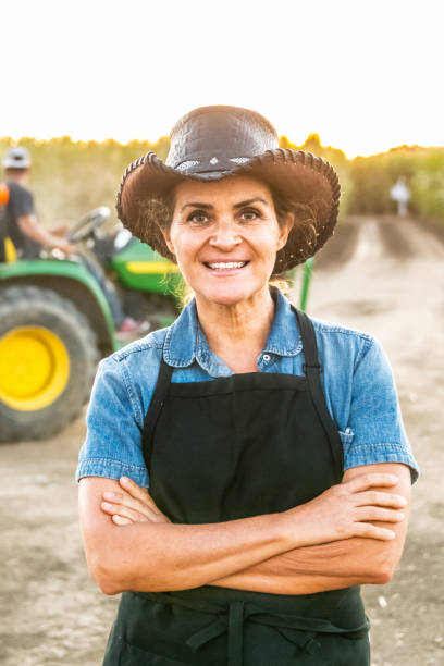 istock Mature female farmer posing looking at the camera 1178153876