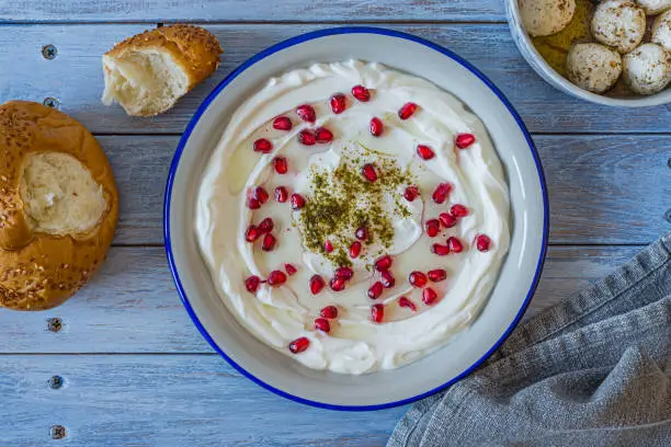 Photo of Popular middle eastern appetiser labneh or labaneh