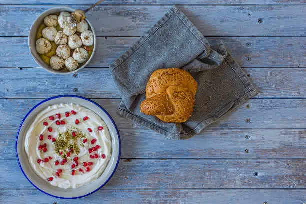 Photo of Popular middle eastern appetiser labneh or labaneh