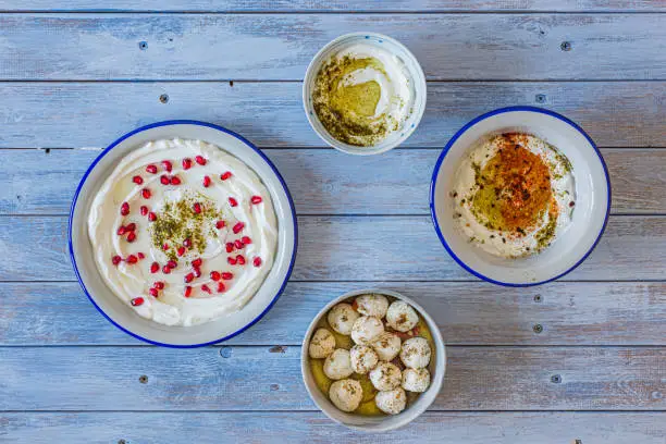 Photo of Popular middle eastern appetiser labneh or labaneh