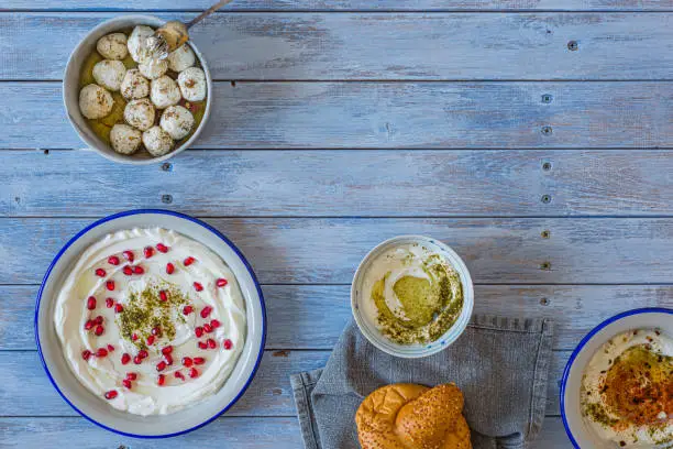 Photo of Popular middle eastern appetiser labneh or labaneh