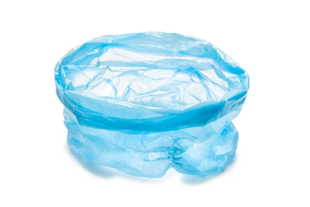 istock Disposable garbage bags isolated on white 1178159134