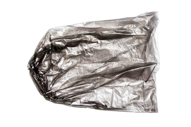 istock Disposable garbage bags isolated on white 1178159246