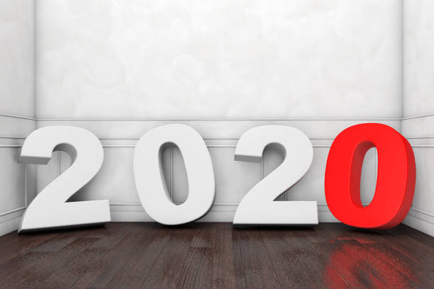 istock 2020 New Year Sign in Empty Room. 3d Rendering 1178164352