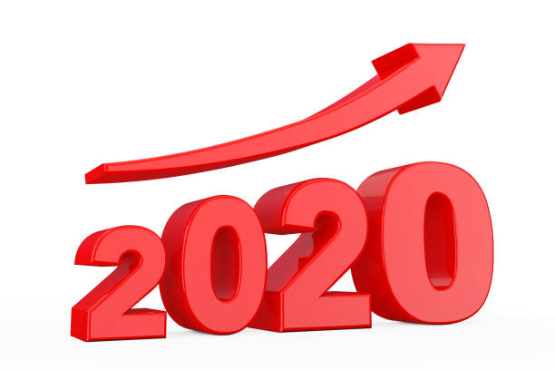 istock Progress Arrow in New 2020 Year Sign. 3d Rendering 1178164641