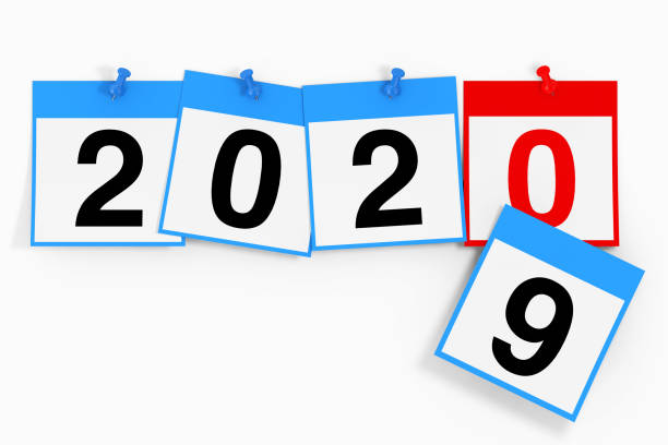istock New 2020 Year Start Concept. Calendar Sheets with 2020 New Year Sign. 3d Rendering 1178170199
