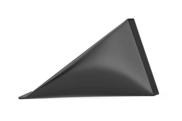 istock Black Cardboard Triangle Box Cream, Juice or Milk Pack Mock Up. 3d Rendering 1178171035