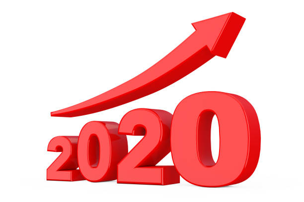 istock Progress Arrow in New 2020 Year Sign. 3d Rendering 1178171049