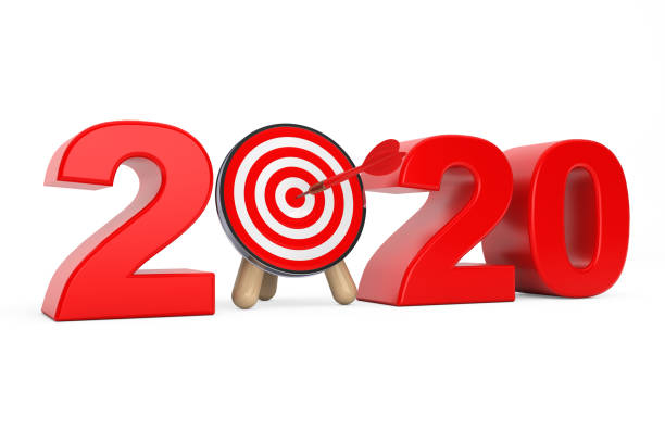 istock Darts Target as 2020 year Sign. 3d Rendering 1178171657