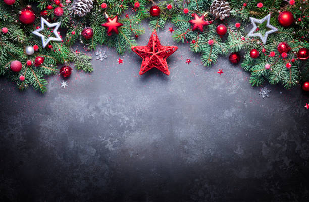 istock Black Friday Board - Christmas Ornament And Fir Branches 1178171762