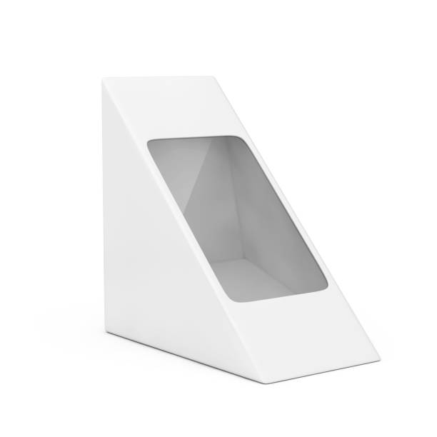 istock White Cardboard Triangle Pack Pox For Food, Gift Or Other Products with Blank Space for Your Design. 3d Rendering 1178172496