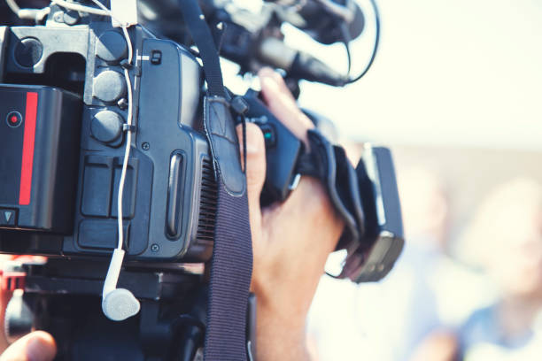 istock video camera in street under 1178172847