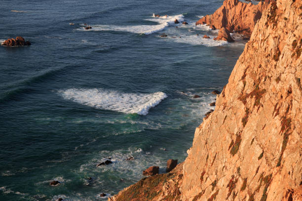 istock Waves and cliffs on Cabo da Roca, Portugal. 1178176319