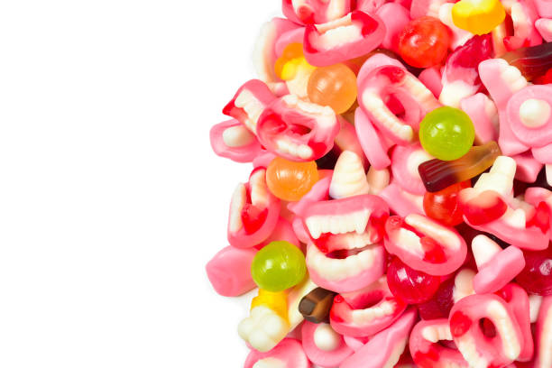 istock Assorted gummy candies. Top view. Jelly  sweets. 1178181947