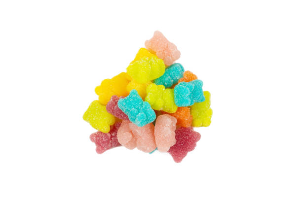 istock Jelly sweats bears isolated on white background. 1178182715