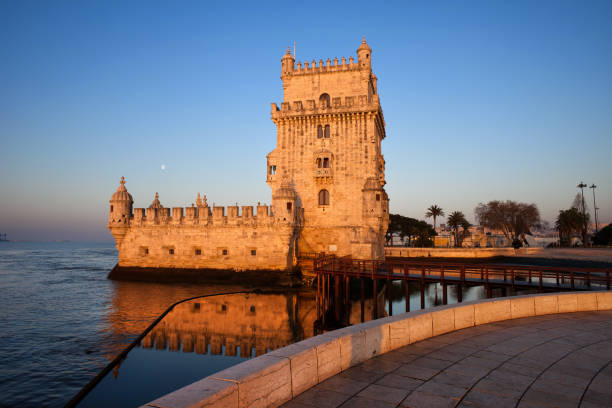 istock Sunrise at Belem Tower in Lisbon 1178183098