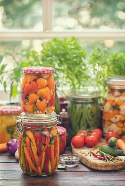 istock Preserving Chili Peppers in a Jars 1178187846