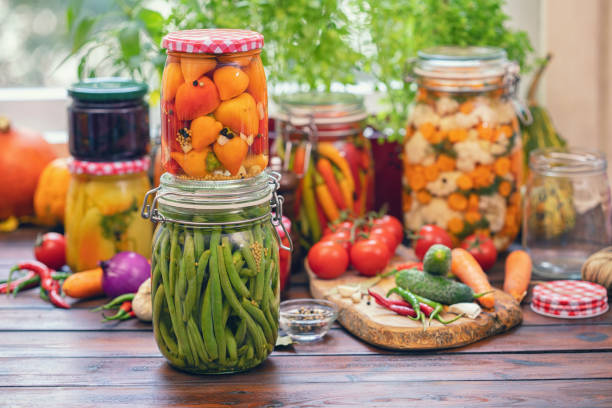 istock Preserving Green Beans in a Jar 1178188125