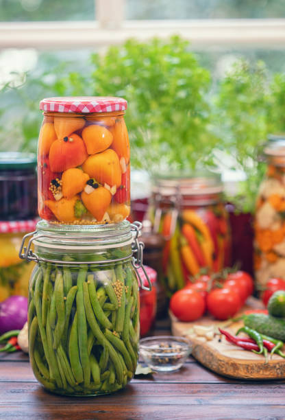 istock Preserving Green Beans in a Jar 1178188247