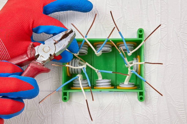 istock Service of electrical wiring and installation work 1178189882