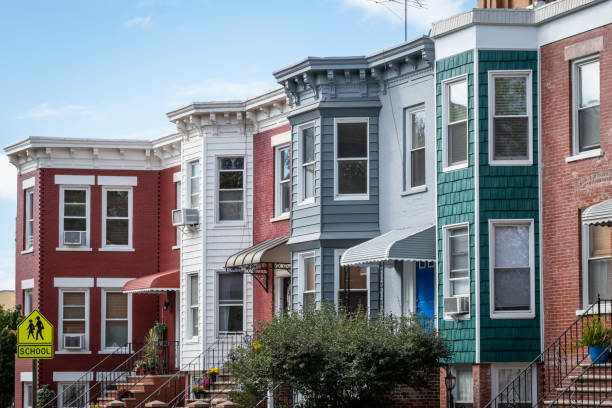 istock Row of apartments in Brooklyn 1178195742