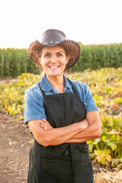 istock Mature female farmer posing looking at the camera 1178202225