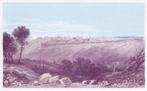 istock Cityscape of Jerusalem, Israel - Ottoman Empire 19th Century 1178206286