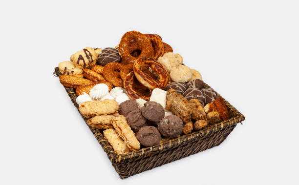istock Turkish pastry food in wicker basket 1178206976