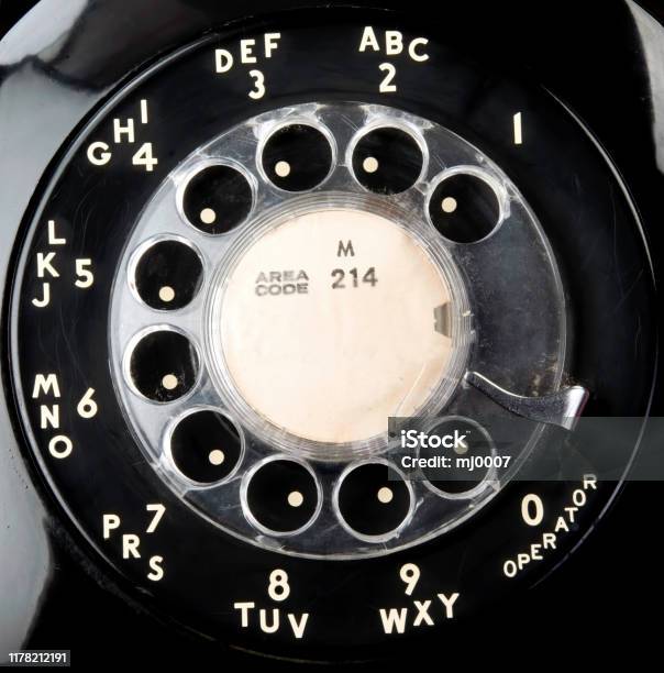 Old Rotary Telephone Stock Photo - Download Image Now - Rotary Phone, Dial, Old-fashioned
